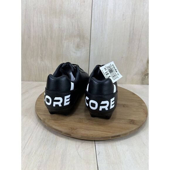 NEW Core SR Pitch Vision Black Leather Football Cleats Men's 10.5 - Picture 5 of 9